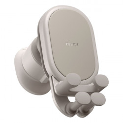 Suport auto cu prindere in fanta aerisire Baseus Stable Series gri (SUWX020002) - Img 5
