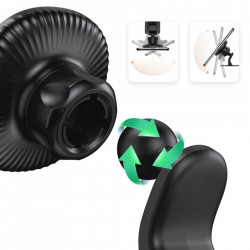 Suport auto magnetic pentru telefon Ugreen negru (LP292) - Img 2