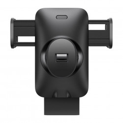 Suport auto pentru telefon auto cu incarcare wireless Baseus Wisdom pentru neagra (CGZX000001) - Img 5