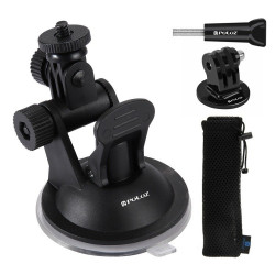 Suport auto Puluz Glass pentru GOPRO Hero, DJI Osmo Action PU51 - Img 6