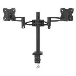 Suport birou 2 monitoare Barkan E642.B, 15"-29",4kg, 5 miscari, Negru - Img 5