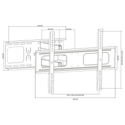 SUPORT LED TV HIGH CLASS 37-70 INCH CABLETECH - Img 5