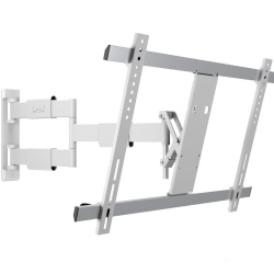 Suport TV perete Multibrackets MB-0150, diagonala 37"-65", max. 30kg, rotire-inclinare-flexare, alb - Img 3