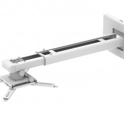 Suport videoproiector de perete Blackmount CT-PRB-11M, distanta perete-proiector 850-1200mm, max.10kg, alb