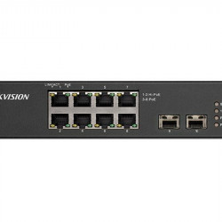 Switch Hikvision DS-3T0510HP-E/HS, 8 porturi