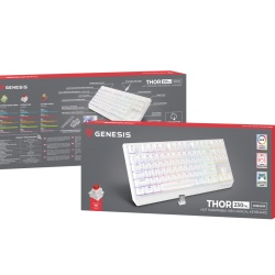 Tastatura WS Genesis Thor 230 TKL R alb - Img 18