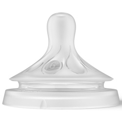 Tetina Philips Avent Natural Response SCY966/02, +6 luni, tetina care functioneaza ca sanul mamei, tetina fara scurgeri, debit 6, pentru lichide cu densitate crescuta, fara BPA, 2 bucati - Img 5