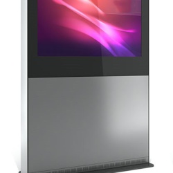 Totem de interior ZL, ZLH50N-SBB, pentru display 50'', sticla frontala securizata - Img 2
