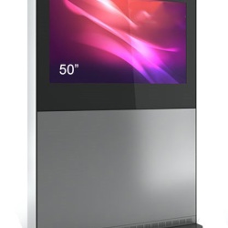 Totem de interior ZL, ZLH50N-SBB, pentru display 50'', sticla frontala securizata - Img 3