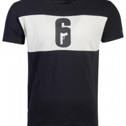 Tricou 6-SIEGE cu logo inscriptionat - marimea S