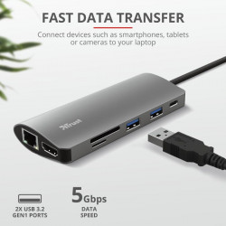 Trust Dalyx 7in1 USB-C Multiport Adapter - Img 7