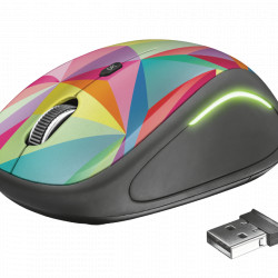Trust Yvi FX Wireless Mouse - multicolor