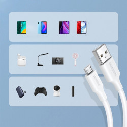USB - cablu micro USB Ugreen US289 2 m - alb - Img 2