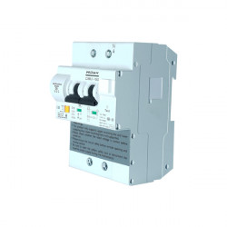 WDYK RCBO POW 10A 2P Wi-Fi intrerupator inteligent actionat cu curent rezidual, cu contor de putere si protectie la suprasarcina (max. 10A, 1P+1N)