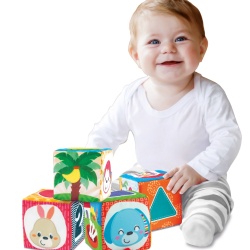 WINFUN SET 4 CUBURI STIVUIBILE DIN MATERIAL TEXTIL - Img 3