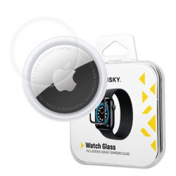 Wozinsky Watch Glass hibrid AirTag sticla neagra