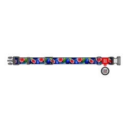 Zgarda din nailon cu cod QR pentru caine Waudog „Figa”, marimea XL - Img 3