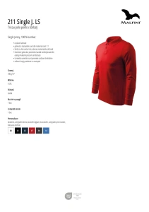 Tricou polo maneca lunga Single J. 211 Barbati - Img 5
