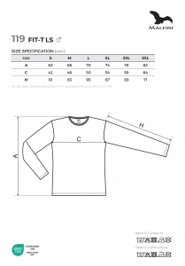 Triocu cu maneca lunga Fit-T LS 119 - Img 6