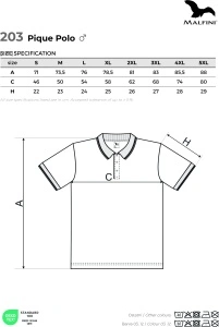 Tricou polo bărbați - Pique Polo 203 - Img 7