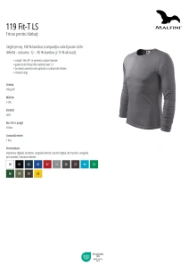 Triocu cu maneca lunga Fit-T LS 119 - Img 5