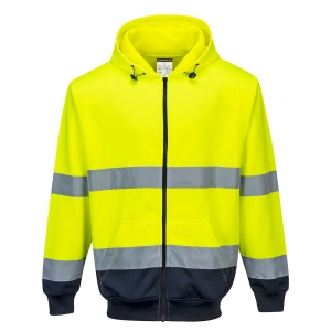 Hanorac cu fermoar, Hi-Vis B317