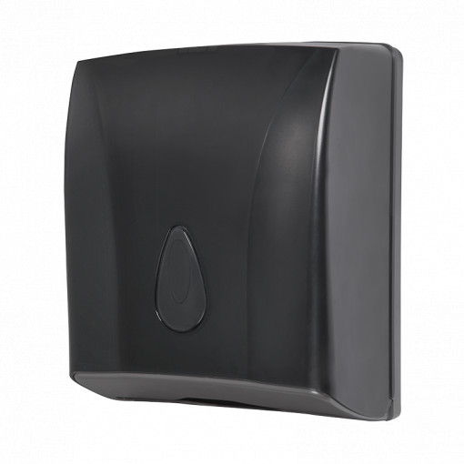 Dispenser de prosoape de hârtie, plastic ABS negru