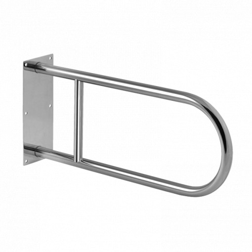 Mâner de sprijin din oțel inox, fix, lungime 550 mm, finisaj polisat