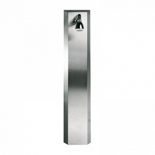 Panou de duș din oțel inox fără buton piezo - pentru apă premixată
