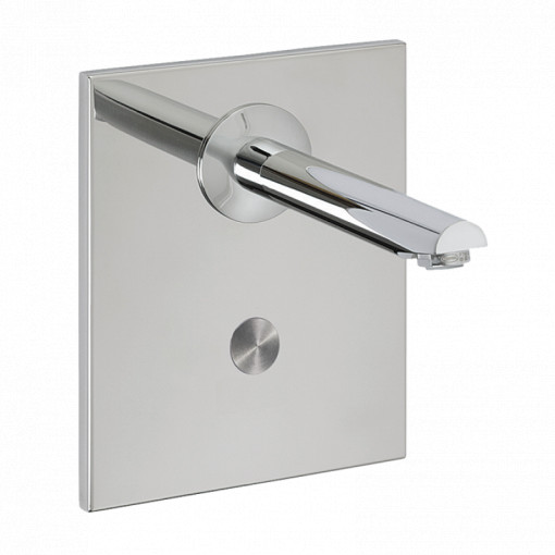 Baterie lavoar de perete cu buton piezo 170 mm, 9 V