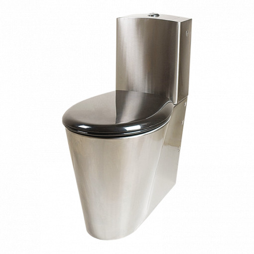 Vas WC din oțel inox cu rezervor pentru persoane cu dizabilități