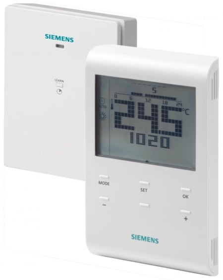 Termostat de camera wireless programabil RDE100.1RFS Siemens