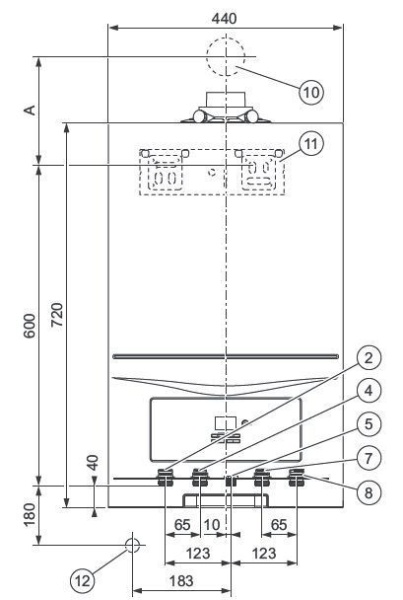 Centrala termica, condensare, Vaillant, ecoTEC Pure VUW INT II 236/7-2, incalzire, apa calda, instant, 20.2 KW - Img 2