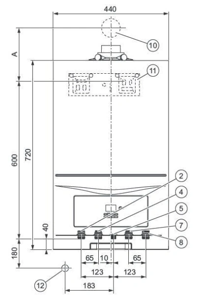 Centrala termica, condensare, Vaillant, ecoTEC Pure VUW INT II 236/7-2, incalzire, apa calda, instant, 20.2 KW - Img 2