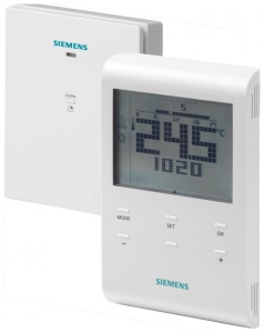 Termostat de camera wireless programabil RDE100.1RFS Siemens