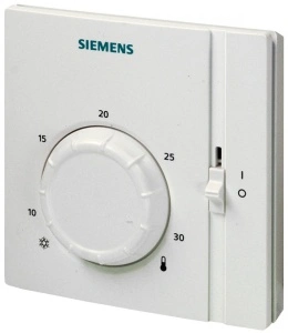 Termostat de camera electromecanic pentru incalzire sau racire, RAA31 Siemens