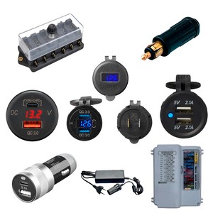 12V: mufe, stecher, intrerupatoare, sigurante