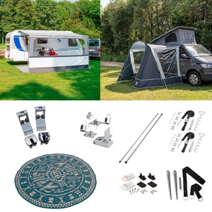 Awnings, walls, adapters