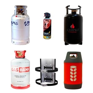 LPG tanks, gas cylinders, accessories
