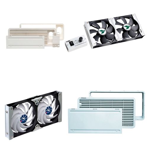 Grile ventilatie, ventilatoare