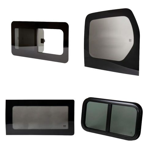 Fixed and sliding glass windows