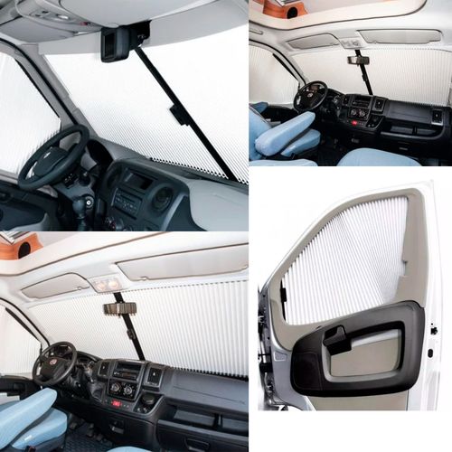Windscreen and door blinds