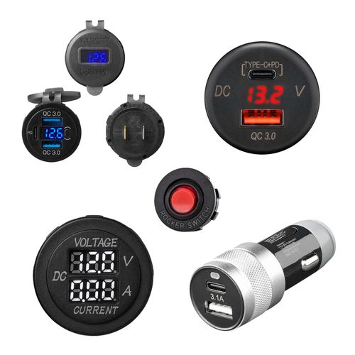Voltmetru, USB, stecher
