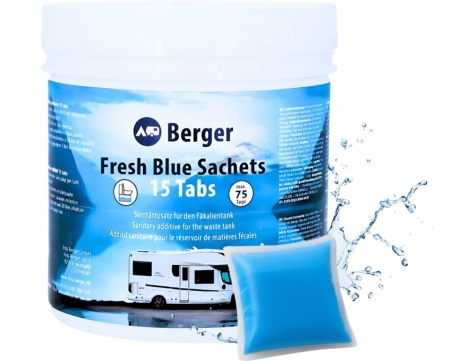 Capsule sanitare pentru toalete ecologice Berger 15 buc