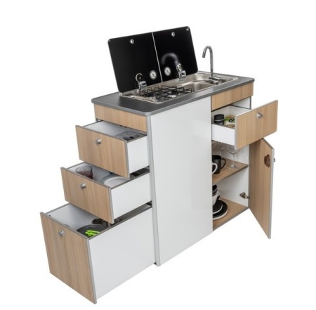 Modul bucatarie pentru conversii camper