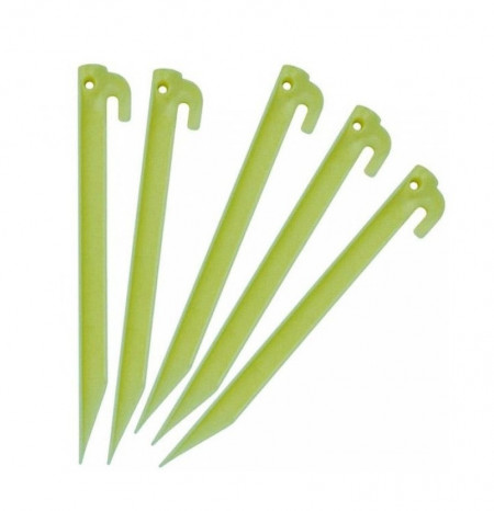 Tăruș din plastic dur, fosforescent , 5 buc (teren mixt)