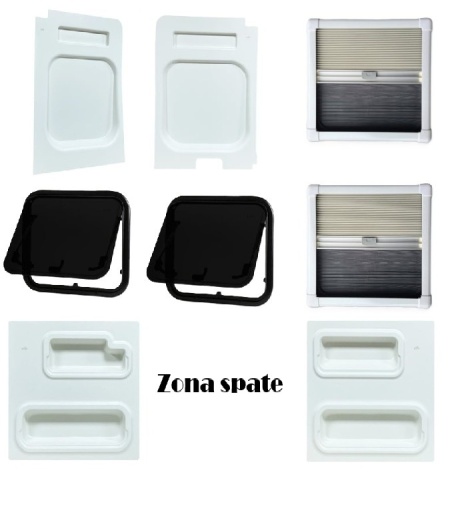 Pachet conversie complet MASIS pentru Ducato, Boxer, Jumper : panouri , stalpi, ferestre , jaluzele