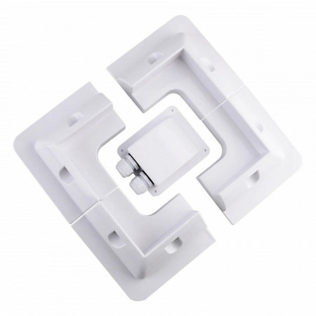 Set 5 buc coltare pentru fixarea unui panou fotovoltaic pe rulota / container