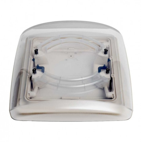 Trapă 28 x 28 cm "MPK VisionVent S eco" cu deschidere pe toate laturile, jaluzea si plasa de tantari