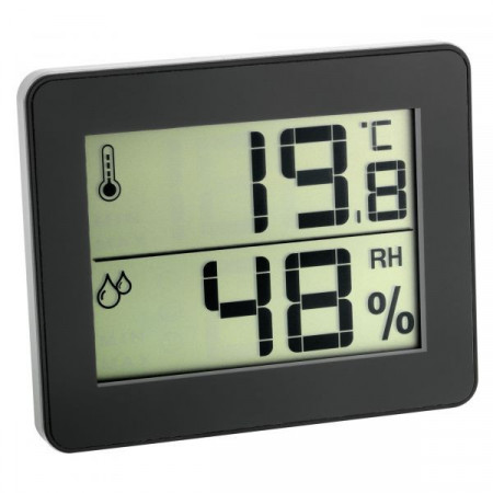 Termometru cu higrometru digital pentru controlul temperaturii și umidității interioare